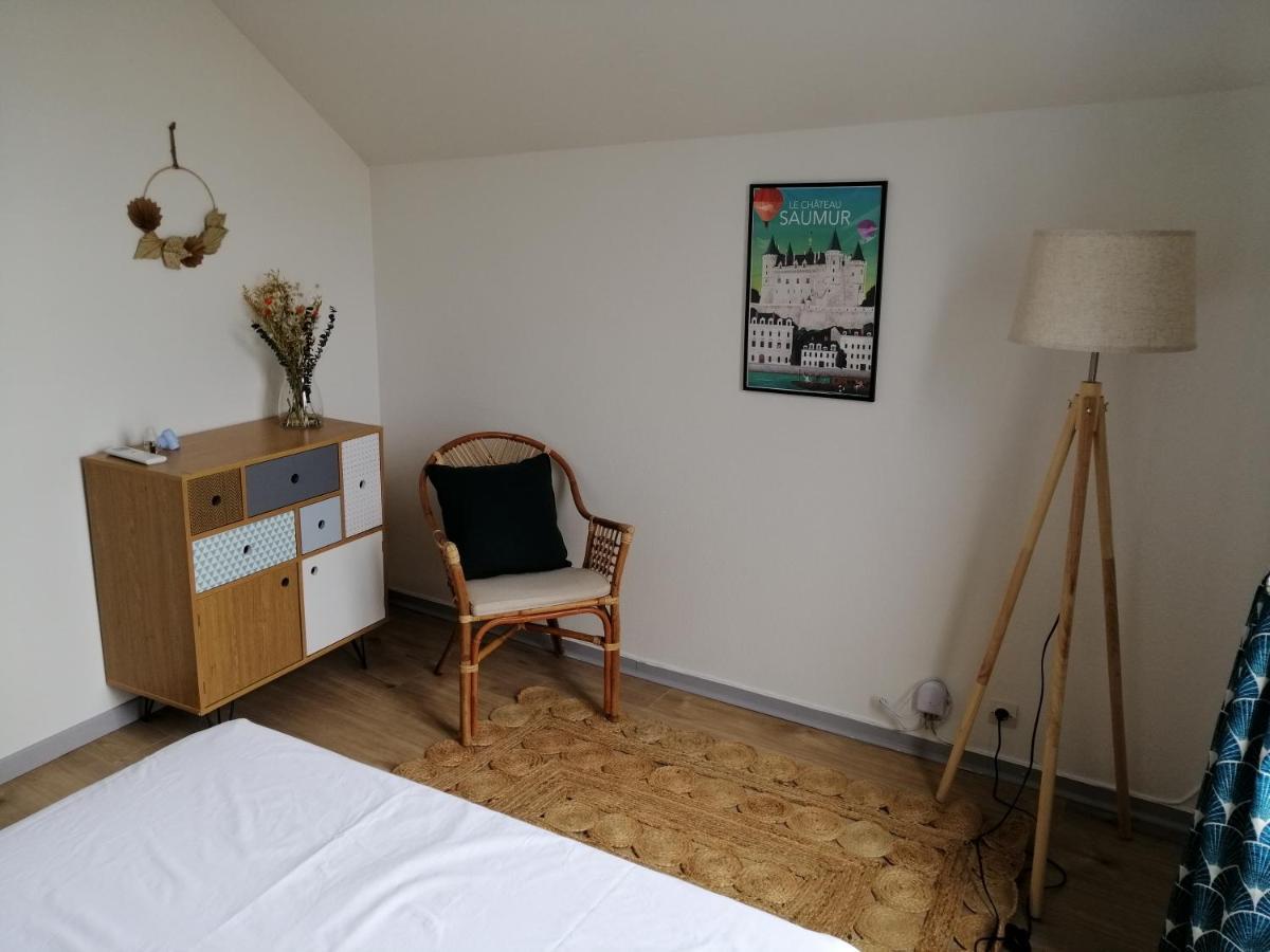Bel Appt 3 Pieces, A L'Etage, Jardin Privatif, Au Calme, 10 Mn Saumur Et Cnpe Varennes-sur-Loire Buitenkant foto